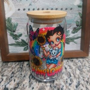 Custum glass tumbler